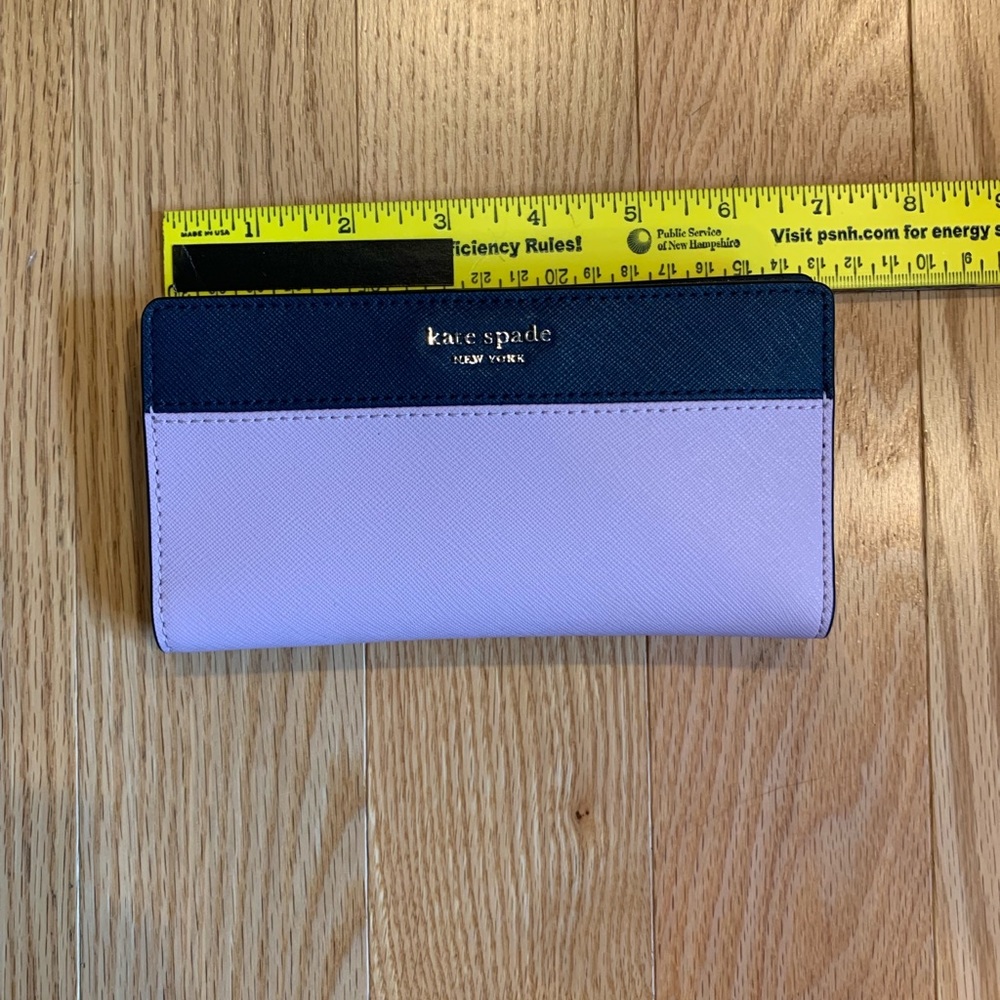 KATE SPADE NWT purple and blue wallet
